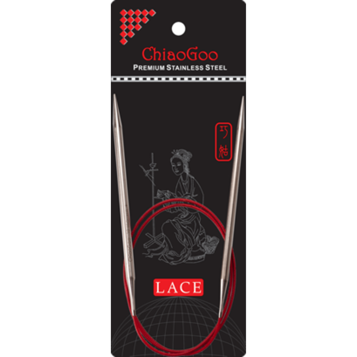 Chiao Goo Red Lace Circular