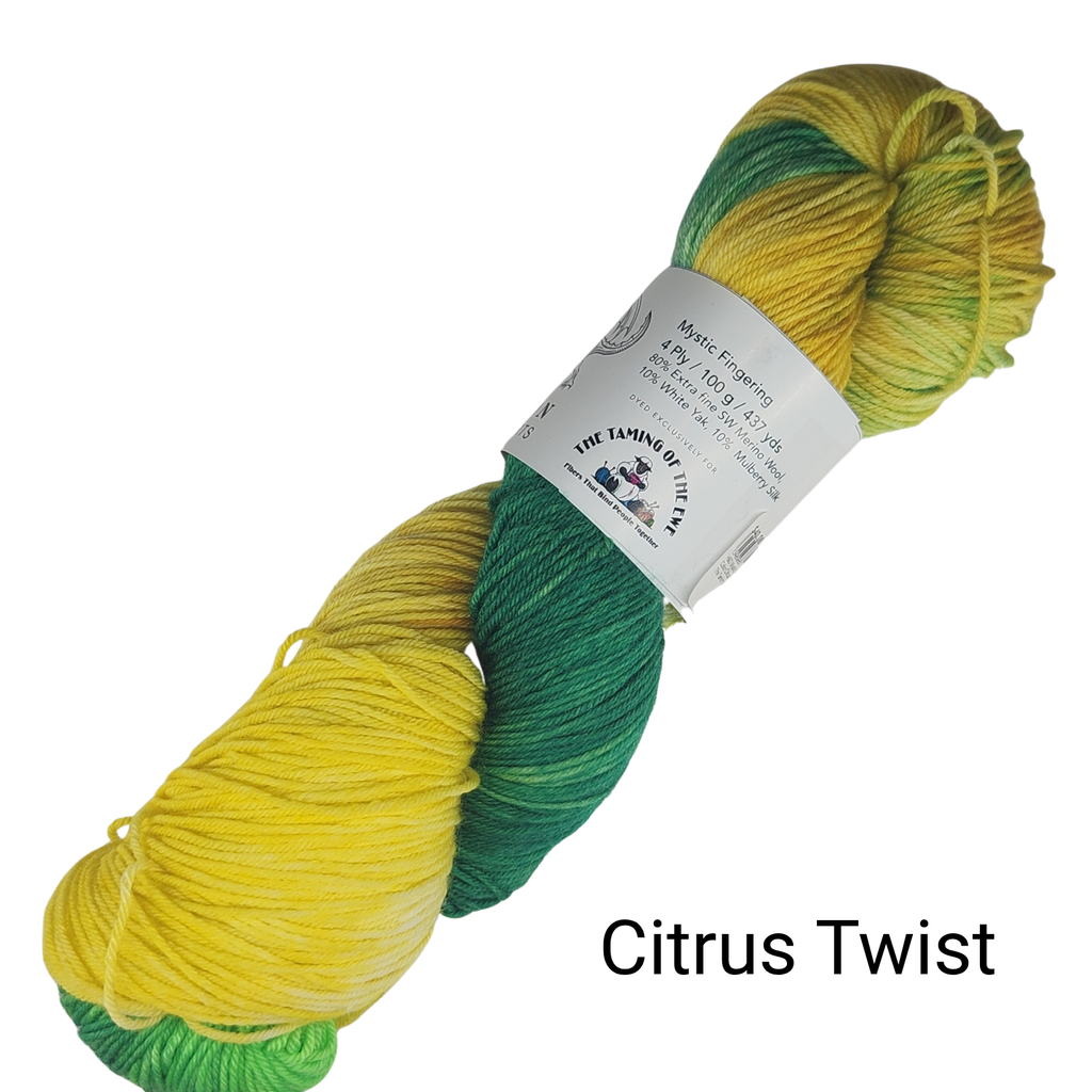 H&D Mystic – Hand-Dyed Merino, Yak & Silk Fingering Weight Yarn