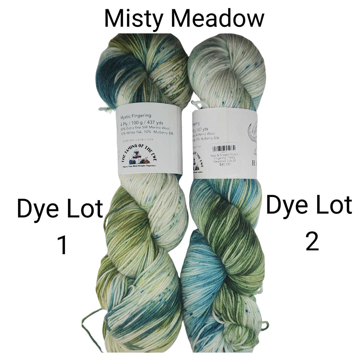 H&D Mystic – Hand-Dyed Merino, Yak & Silk Fingering Weight Yarn