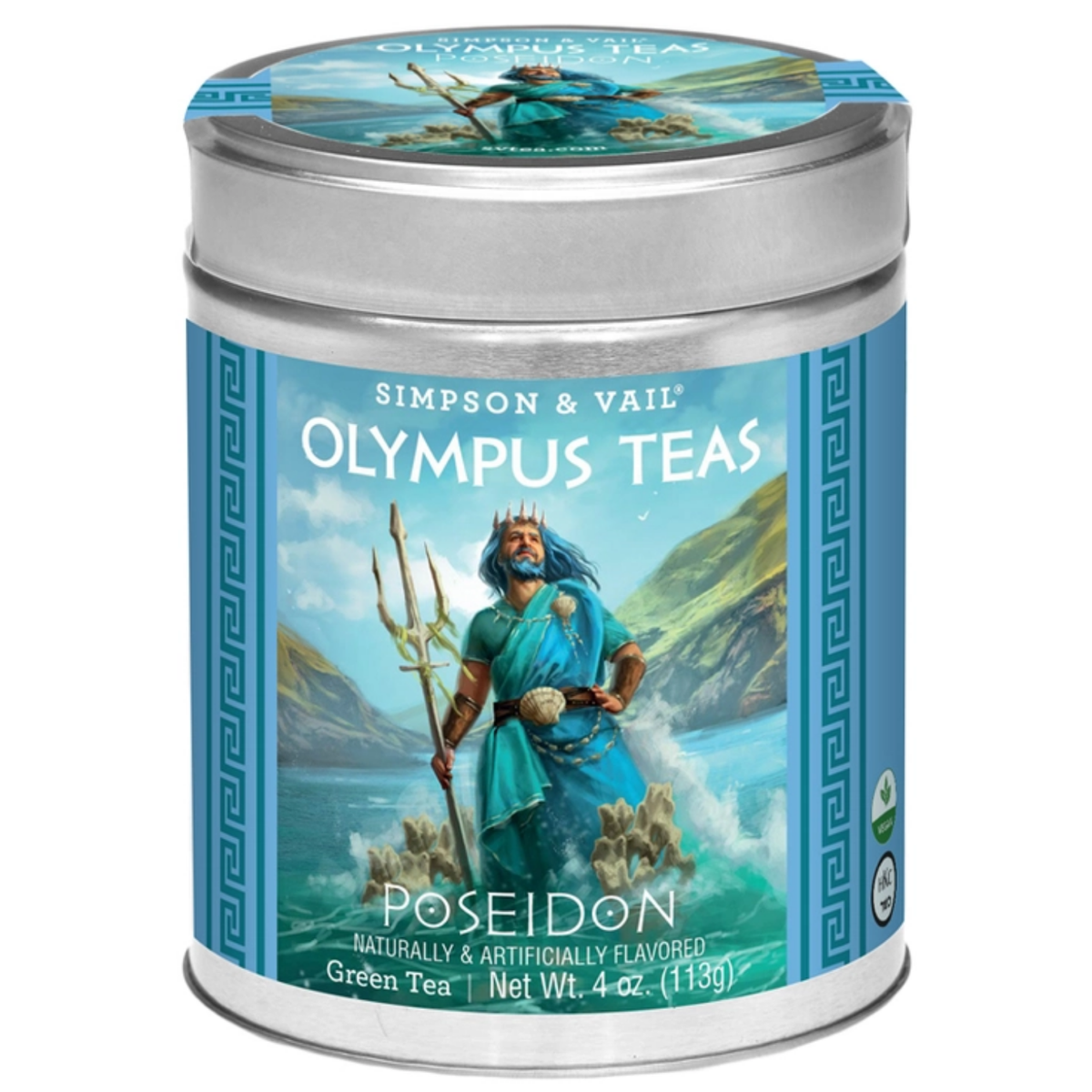 Poseidon Olympus Green Tea – 4 oz Tin